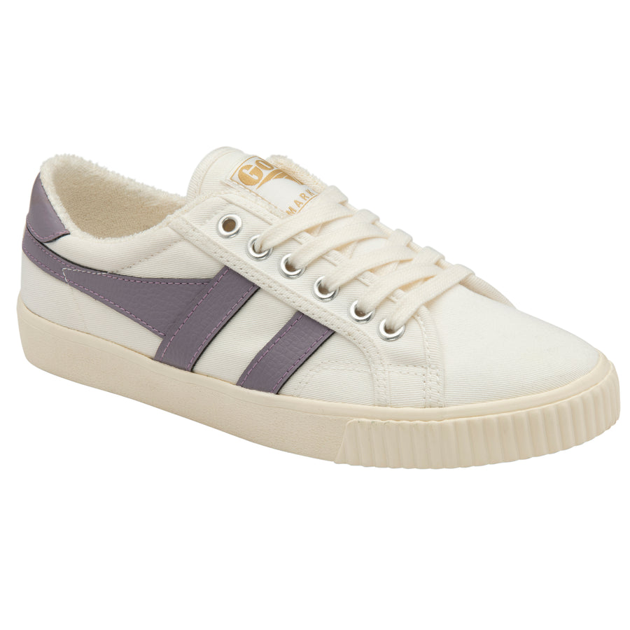 Gola White Trainers | Women's Mark Cox Tennis | Off-white & Lily Pink