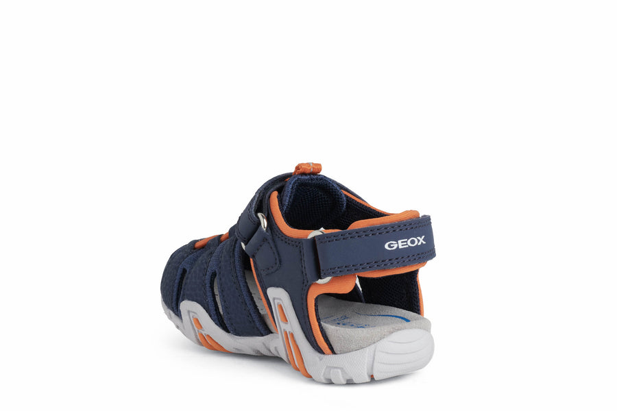 Geox Waterproof Sandals | Kraze | Navy & Orange