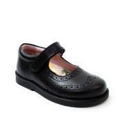 Petasil School Shoes | Claret  | Black Leather
