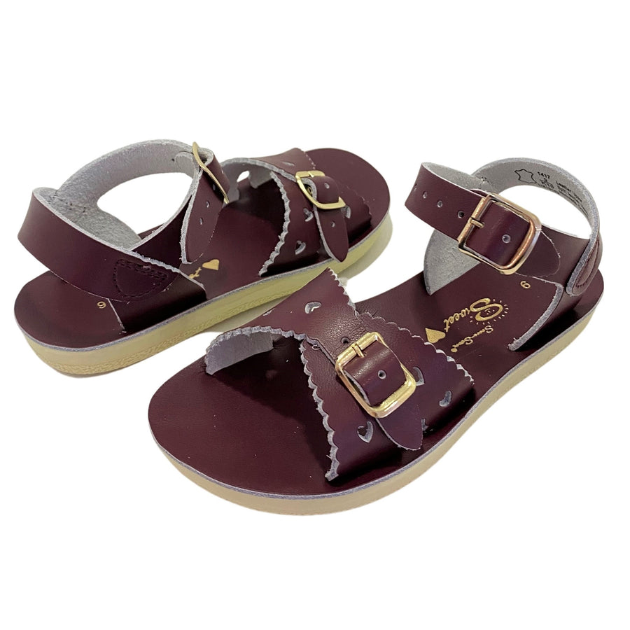 Sun-San Sweetheart Sandals | Claret Red