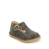 Petasil Crosspatch|Buckle T-Bar  Shoes|Grey Pattern