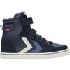 Hummel Kids Trainers | Slimmer Stadil Hi Top | Black Iris (Navy)