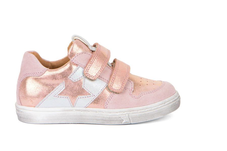 Froddo Dolby Velcro Trainer | Pink Gold