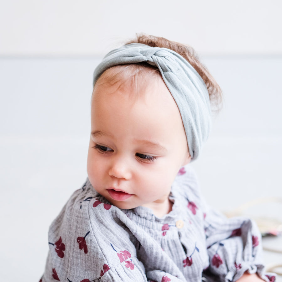 Mimi & Lula Knot Headband | Bando | Green/Blue