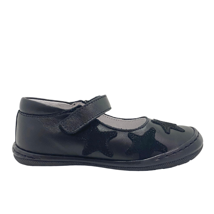 Bo-Bell Velcro School Shoes | Odessa | Black