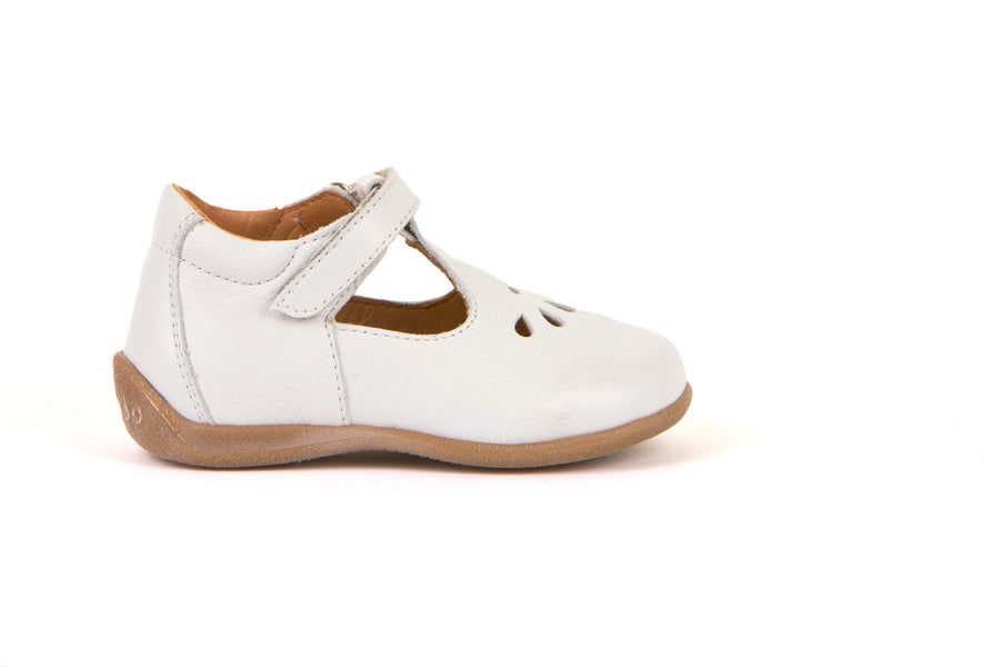 Froddo Gigi T Bar Shoes | White