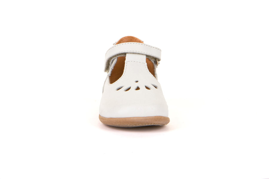 Froddo Gigi T Bar Shoes | White