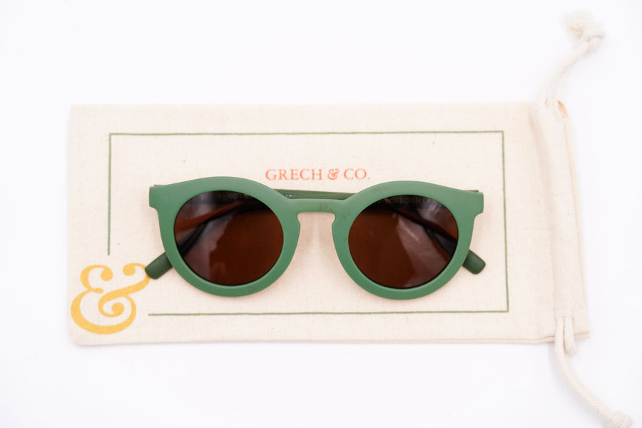 Grech and Co Sunglasses | Kids' Polarised | Orchard Green