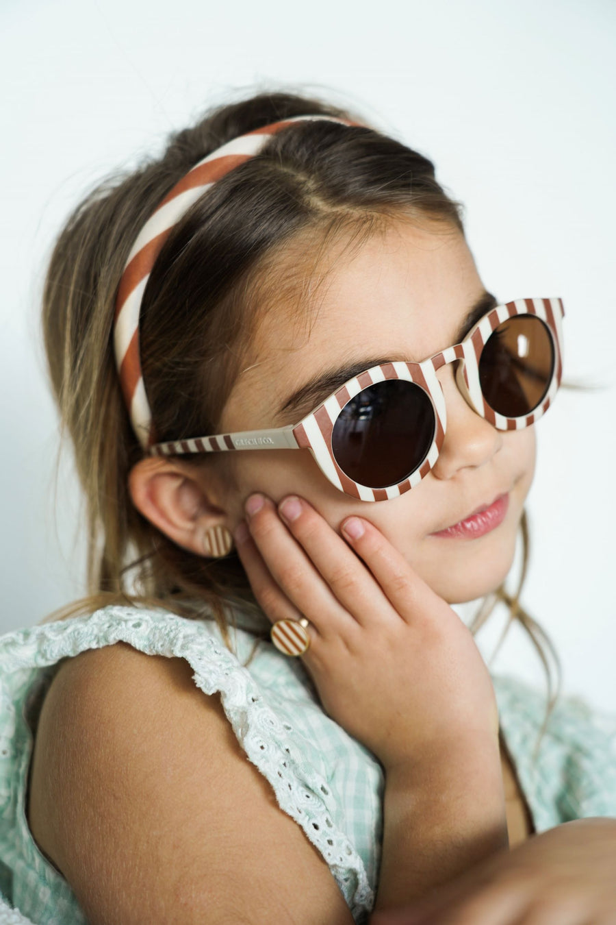 Grech and Co Sunglasses | Kids' Polarised | Stripes Atlas