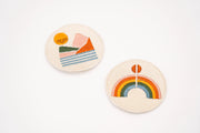 Grech and Co Iron on Patches | Rainbow Set of 2