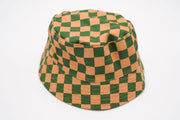 Grech and Co Bucket Hat | Reversible | Green & Pink Checks