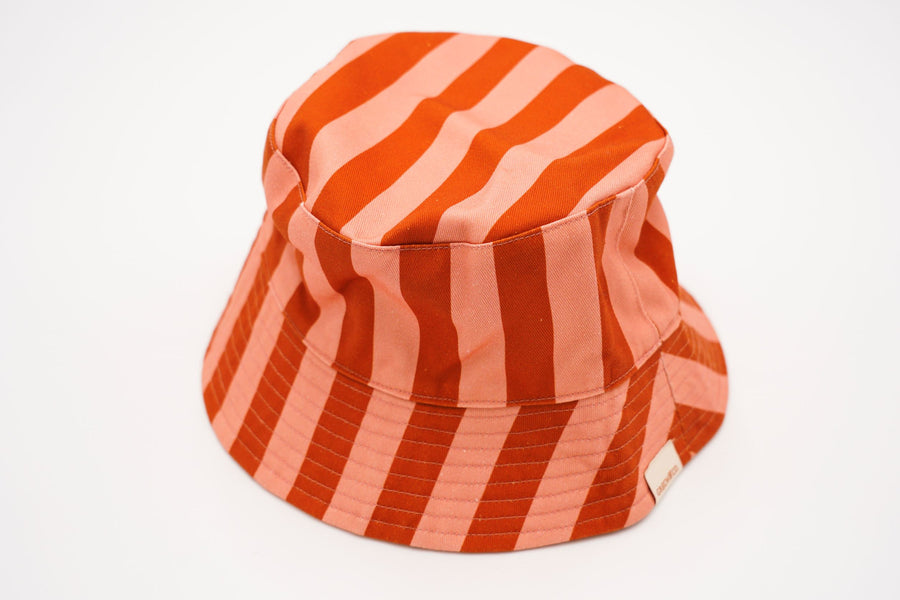 Grech and Co Bucket Hat | Reversible | Stripe Sunset