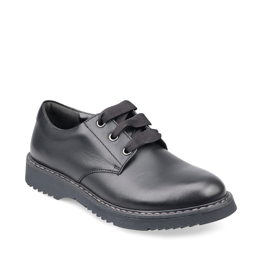 Start-Rite School Shoes | Impact Lace up | Black Leather