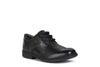 Geox School Shoes | Federico Lace-Up | Black Leather