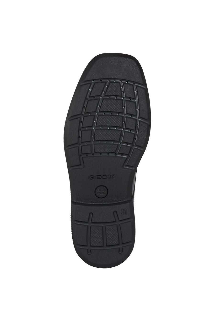 Geox School Shoes | Federico Lace-Up | Black Leather