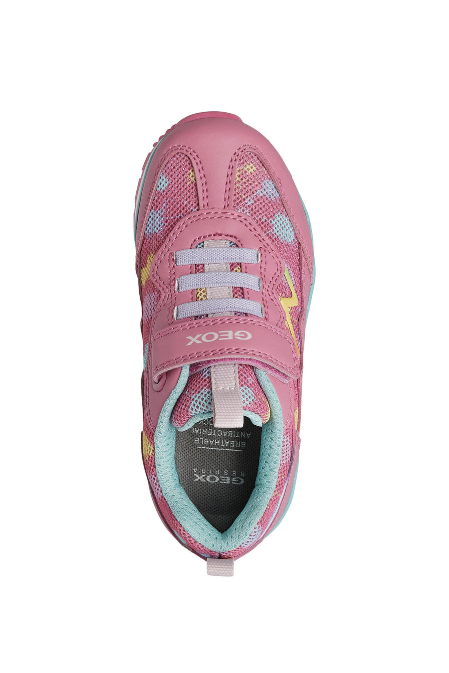 Geox Kids Trainers | Pavel | Fuchsia & Watersea