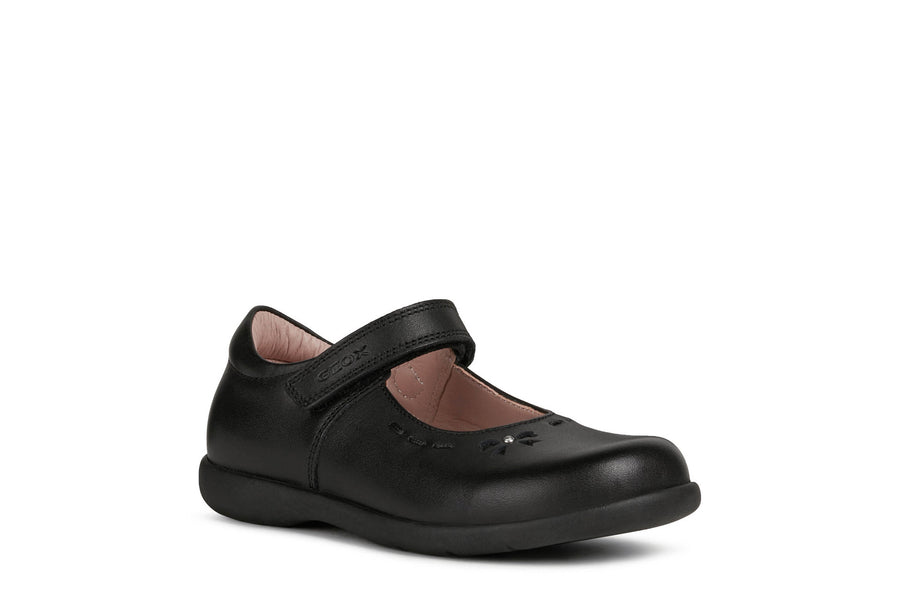 Geox Girls School Shoes | Naimara Mary-Jane | Black 