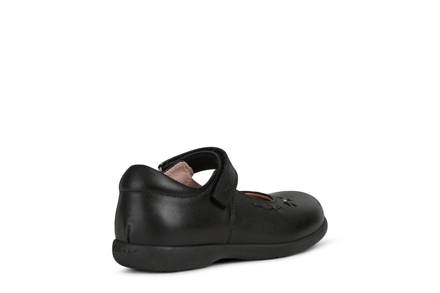 Geox Girls School Shoes | Naimara Mary-Jane | Black 