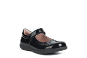 Geox Girls School Shoes | Naimara Mary-Jane | Black Patent