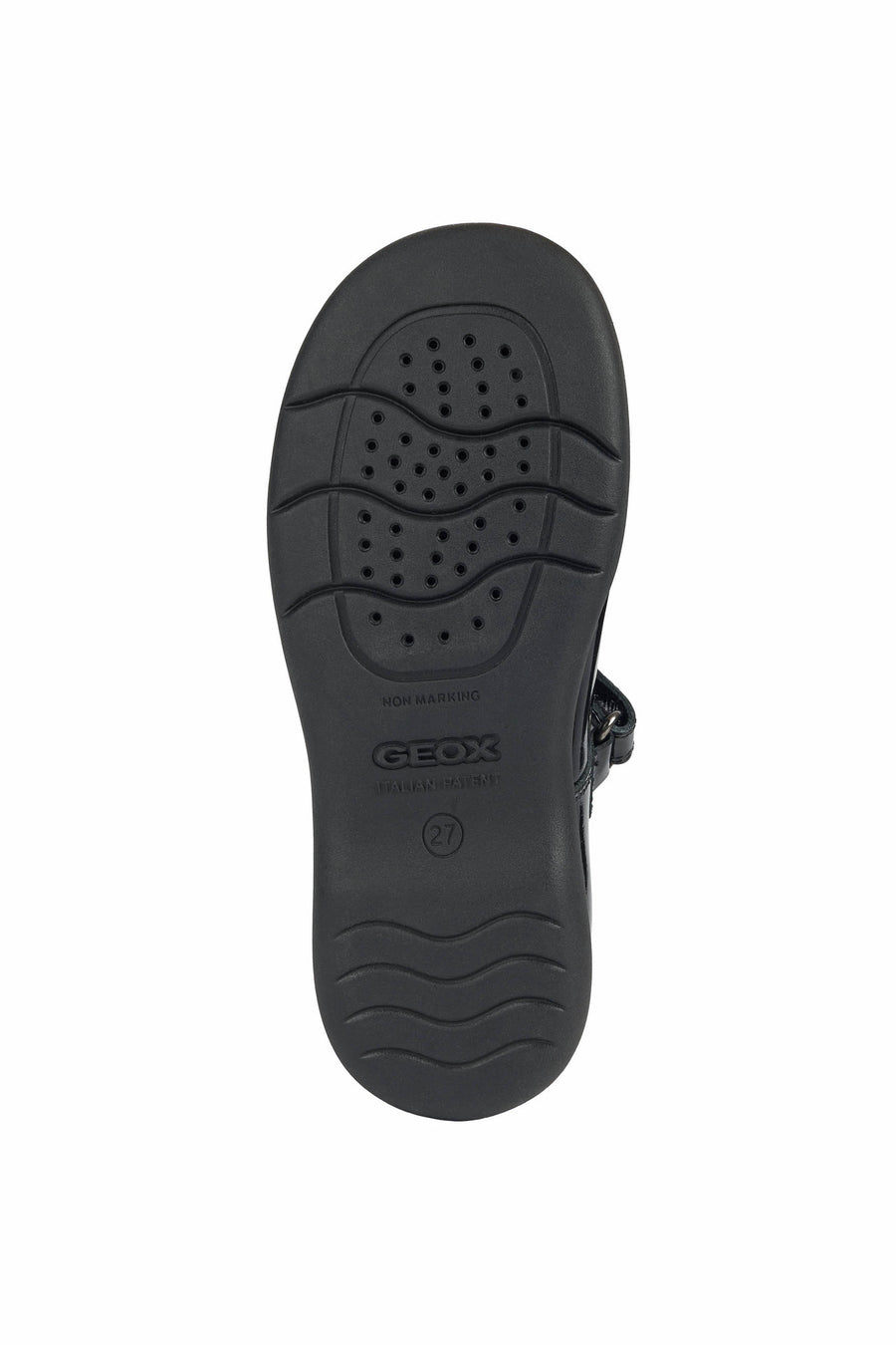 Geox Girls School Shoes | Naimara Mary-Jane | Black Patent