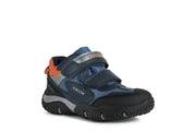 Geox Baltic | Velcro Trainers Boots | Navy & Orange