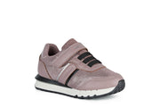 Geox Pink Trainers | Fastics | Velcro | Rose Smoke