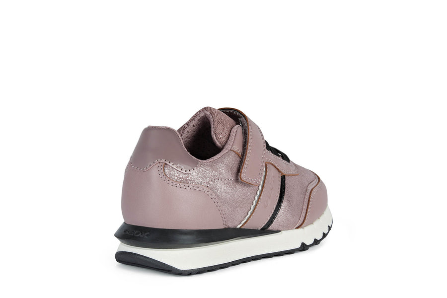 Geox Pink Trainers | Fastics | Velcro | Rose Smoke