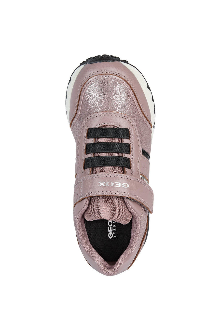 Geox Pink Trainers | Fastics | Velcro | Rose Smoke