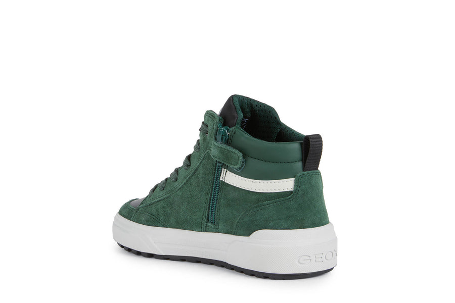 Geox Hi Top Trainers |Weemble | Green & Black