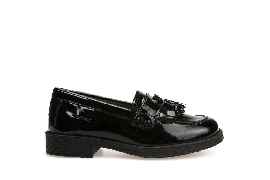 Geox Loafer|Agata A|Black Patent