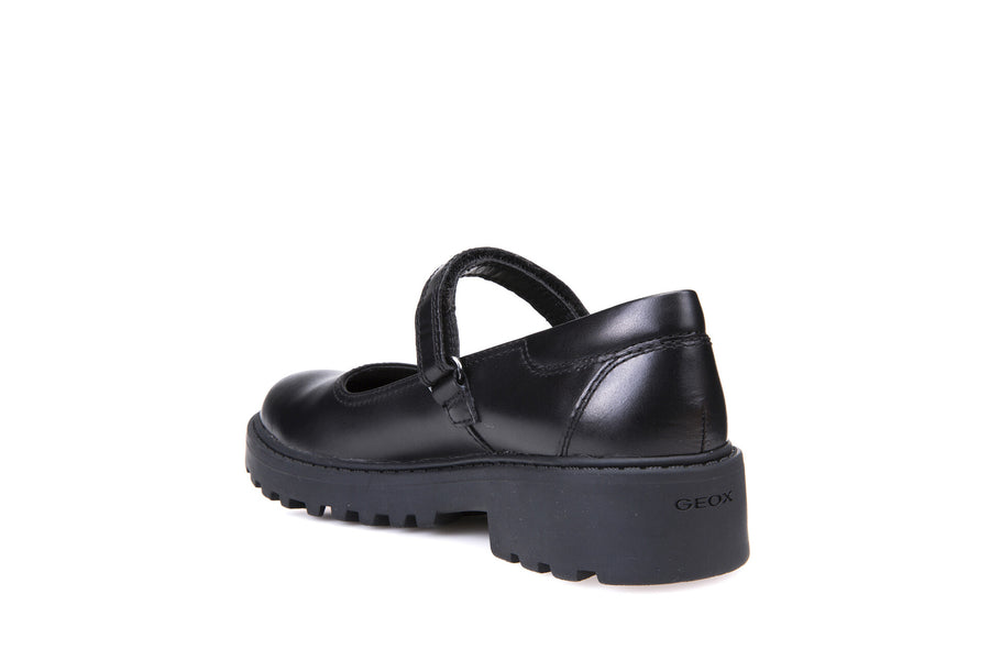 Geox Mary Jane Shoes|Casey|Black Leather