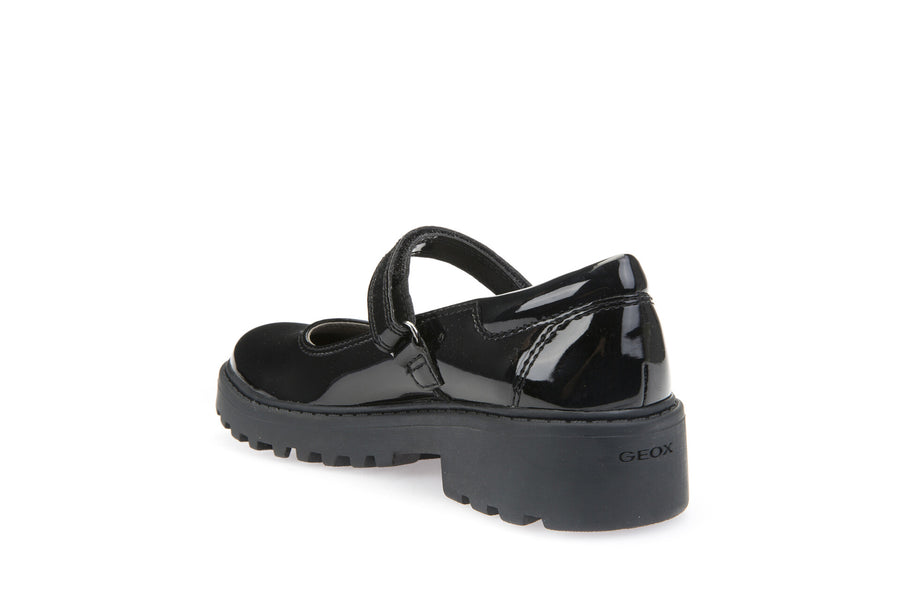 Geox Mary-Jane Shoes |  Casey | Black Patent