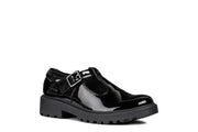 Geox Casey T Bar|Black Patent