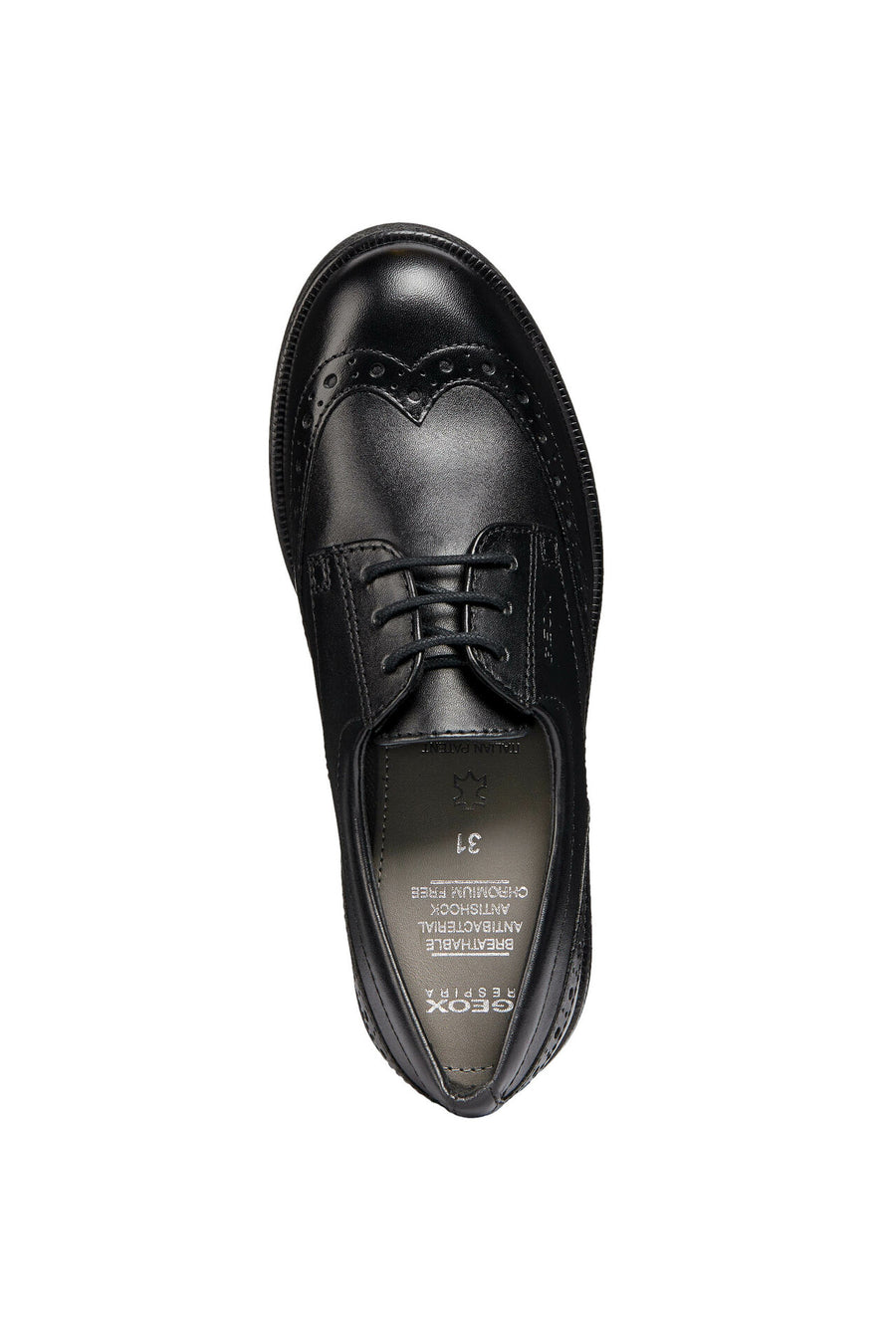 Geox Agata D Lace Up | Black Leather