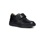 Geox Riddock School Shoes|Black Leather