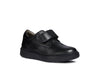 Geox Riddock School Shoes|Black Leather