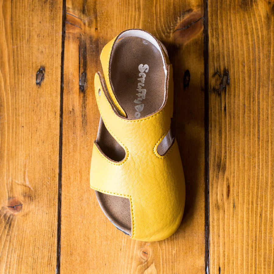 ScruffyDog Sandals|Buddy|Mustard Yellow