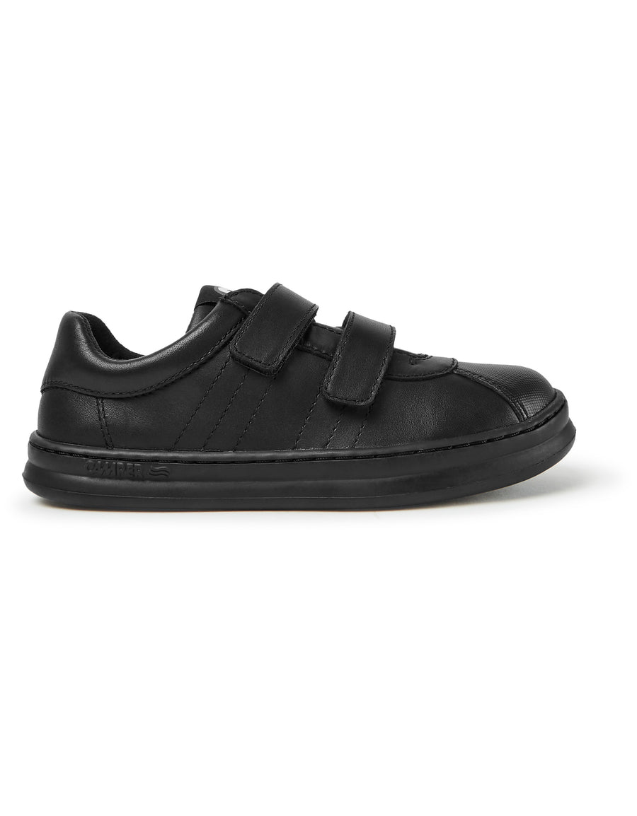 Camper School Shoes | Velcro Runner | Black
