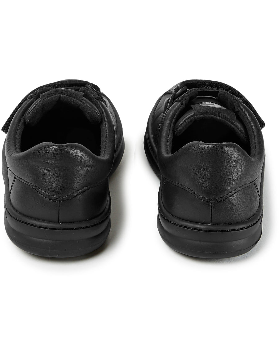 Camper Runner | Velcro School Shoe | Black