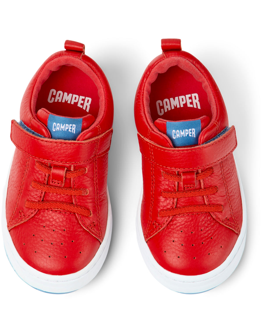 Camper Runner First Walker | Velcro Shoes |Red