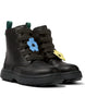 Camper Kids Boots | Lace Up Norte Twins | Black