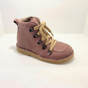 Petasil Kent Hiking Style Boots | Lace | Pink Panama Savana