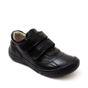 Petasil Boys Velcro School Shoes|Luke|Black