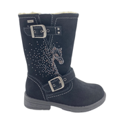 Lurchi Heidi-Tex Tall Waterproof Boots|Black Suede