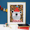 Eleanor Bowmer Prints|Leopard Print Bear|A3