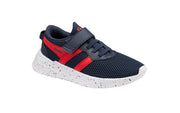 Gola Trainers Kids|Scorpion QF Velcro|Navy & Red