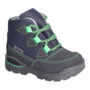 Ricosta Emil | Waterproof Lace Boot |  Blue & Lime