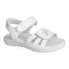 Ricosta Sara Girls Velcro Sandals | White