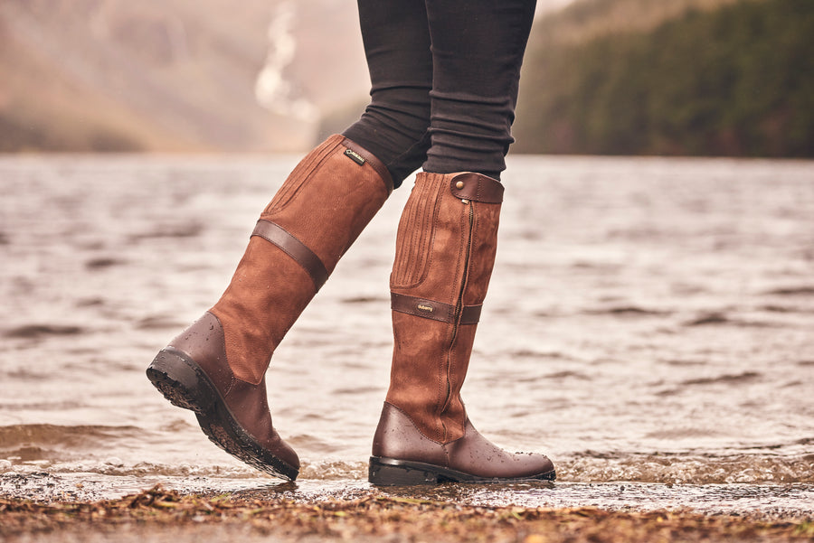 Dubarry Sligo Boots | Gore-tex | Zip | Walnut