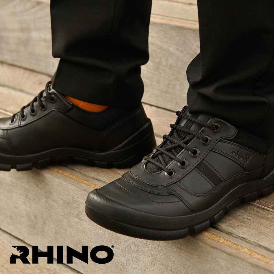 Start-Rite Rhino School Shoes | Sherman Lace Up | Black